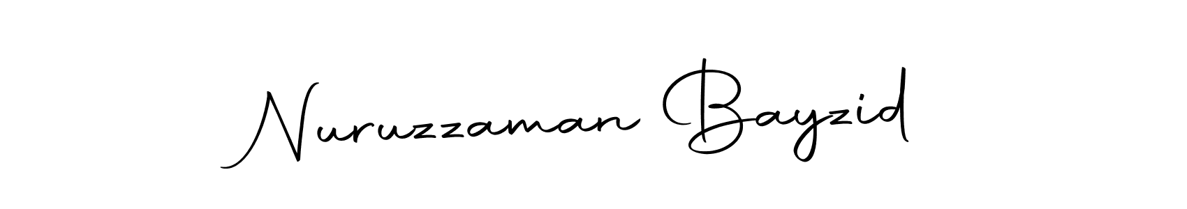 Create a beautiful signature design for name Nuruzzaman Bayzid. With this signature (Autography-DOLnW) fonts, you can make a handwritten signature for free. Nuruzzaman Bayzid signature style 10 images and pictures png