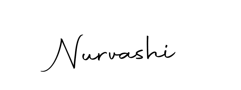 Nurvashi stylish signature style. Best Handwritten Sign (Autography-DOLnW) for my name. Handwritten Signature Collection Ideas for my name Nurvashi. Nurvashi signature style 10 images and pictures png