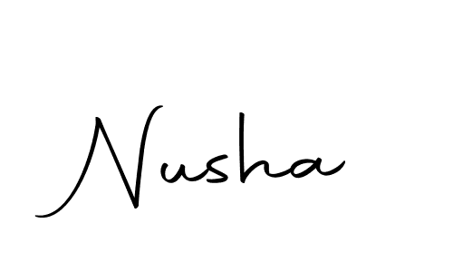 Also we have Nusha name is the best signature style. Create professional handwritten signature collection using Autography-DOLnW autograph style. Nusha signature style 10 images and pictures png