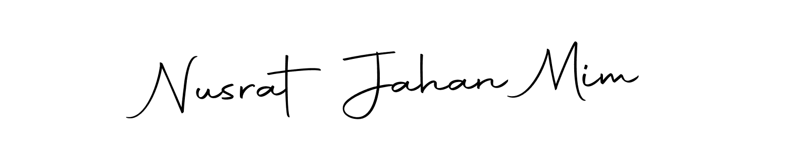 How to make Nusrat Jahan Mim signature? Autography-DOLnW is a professional autograph style. Create handwritten signature for Nusrat Jahan Mim name. Nusrat Jahan Mim signature style 10 images and pictures png