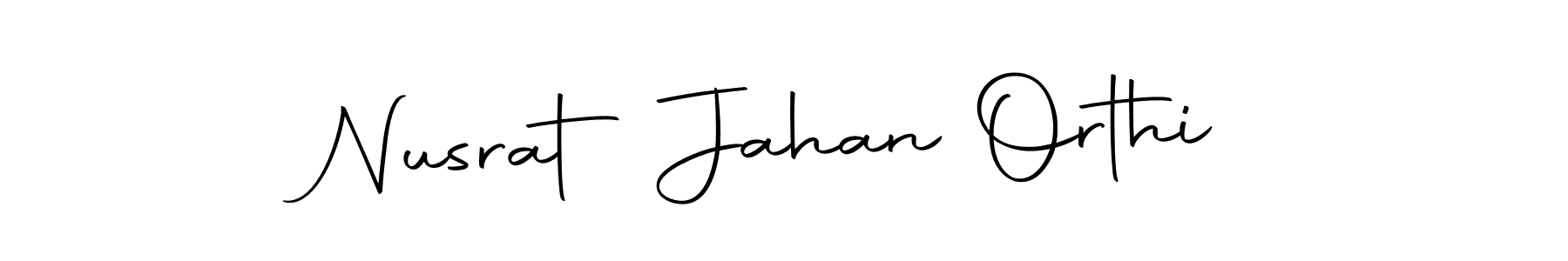 You should practise on your own different ways (Autography-DOLnW) to write your name (Nusrat Jahan Orthi) in signature. don't let someone else do it for you. Nusrat Jahan Orthi signature style 10 images and pictures png