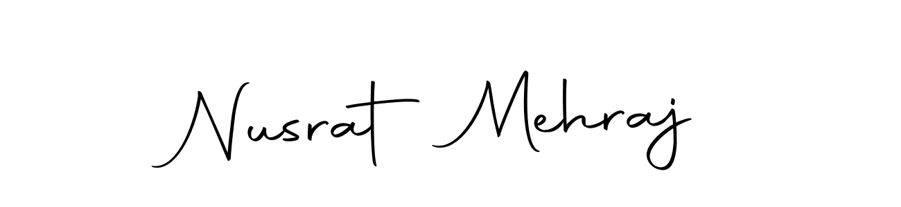 Create a beautiful signature design for name Nusrat Mehraj. With this signature (Autography-DOLnW) fonts, you can make a handwritten signature for free. Nusrat Mehraj signature style 10 images and pictures png