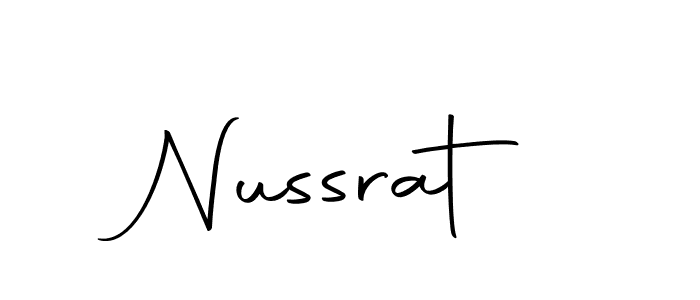 Nussrat stylish signature style. Best Handwritten Sign (Autography-DOLnW) for my name. Handwritten Signature Collection Ideas for my name Nussrat. Nussrat signature style 10 images and pictures png