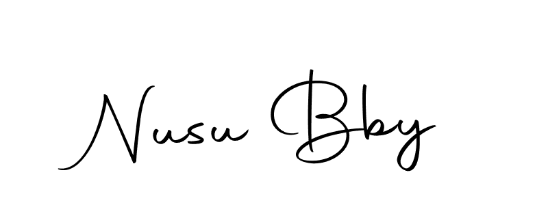 Similarly Autography-DOLnW is the best handwritten signature design. Signature creator online .You can use it as an online autograph creator for name Nusu Bby. Nusu Bby signature style 10 images and pictures png