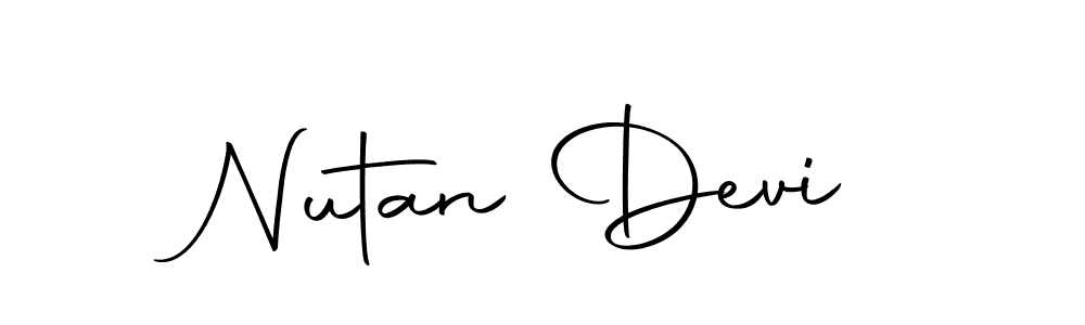 Nutan Devi stylish signature style. Best Handwritten Sign (Autography-DOLnW) for my name. Handwritten Signature Collection Ideas for my name Nutan Devi. Nutan Devi signature style 10 images and pictures png