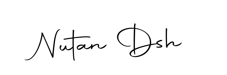 Similarly Autography-DOLnW is the best handwritten signature design. Signature creator online .You can use it as an online autograph creator for name Nutan Dsh. Nutan Dsh signature style 10 images and pictures png