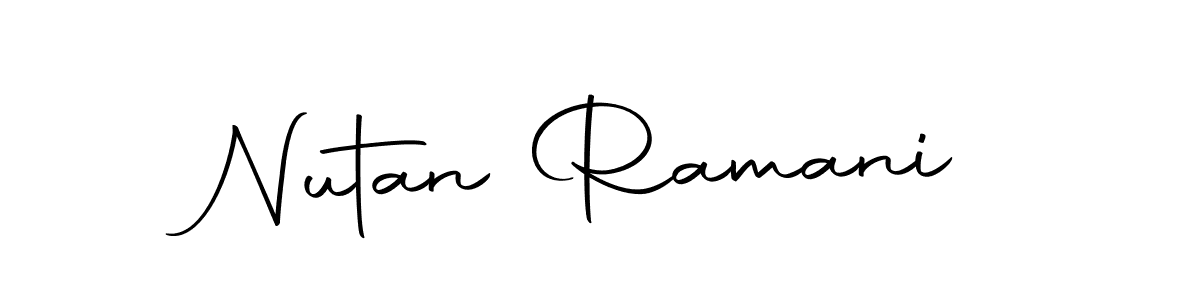 It looks lik you need a new signature style for name Nutan Ramani. Design unique handwritten (Autography-DOLnW) signature with our free signature maker in just a few clicks. Nutan Ramani signature style 10 images and pictures png