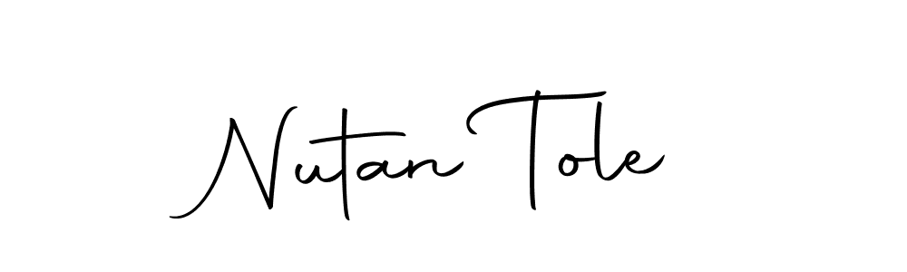 Create a beautiful signature design for name Nutan Tole. With this signature (Autography-DOLnW) fonts, you can make a handwritten signature for free. Nutan Tole signature style 10 images and pictures png