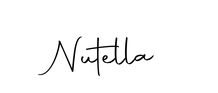 The best way (Autography-DOLnW) to make a short signature is to pick only two or three words in your name. The name Nutella include a total of six letters. For converting this name. Nutella signature style 10 images and pictures png