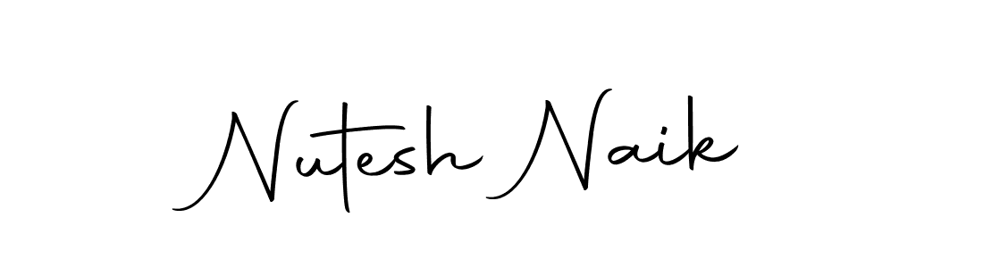 Make a beautiful signature design for name Nutesh Naik. With this signature (Autography-DOLnW) style, you can create a handwritten signature for free. Nutesh Naik signature style 10 images and pictures png