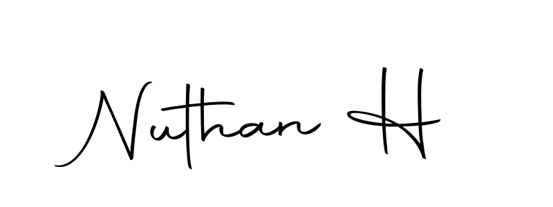 Also we have Nuthan H name is the best signature style. Create professional handwritten signature collection using Autography-DOLnW autograph style. Nuthan H signature style 10 images and pictures png