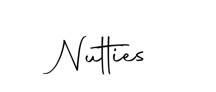 Make a beautiful signature design for name Nutties. With this signature (Autography-DOLnW) style, you can create a handwritten signature for free. Nutties signature style 10 images and pictures png