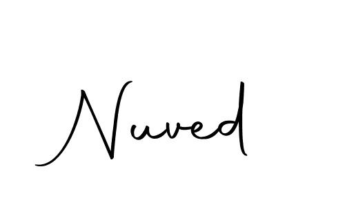 It looks lik you need a new signature style for name Nuved. Design unique handwritten (Autography-DOLnW) signature with our free signature maker in just a few clicks. Nuved signature style 10 images and pictures png