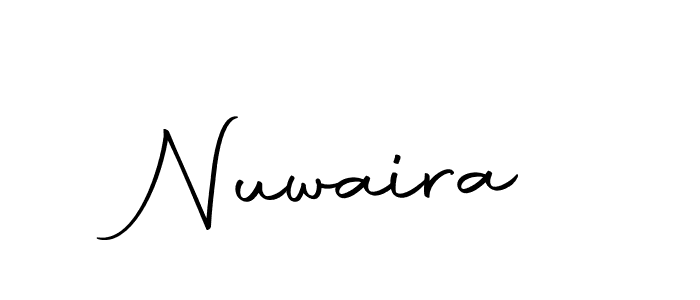 You can use this online signature creator to create a handwritten signature for the name Nuwaira. This is the best online autograph maker. Nuwaira signature style 10 images and pictures png