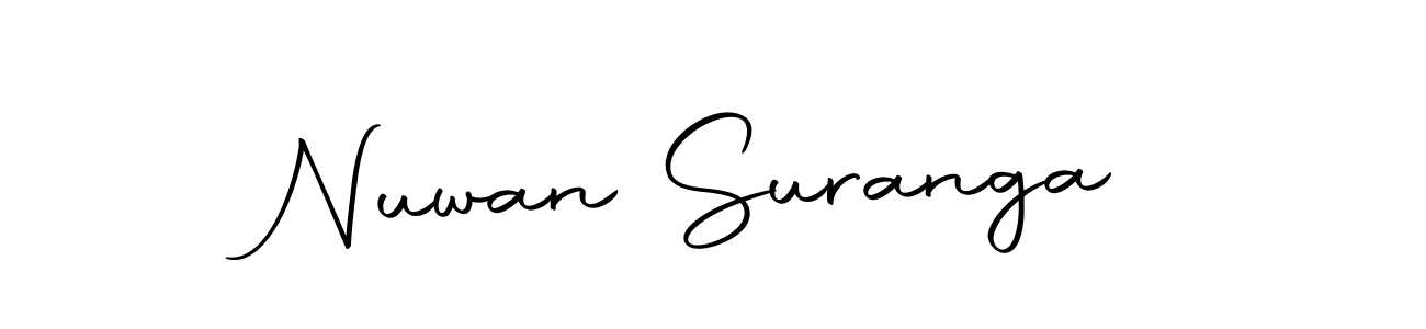 You should practise on your own different ways (Autography-DOLnW) to write your name (Nuwan Suranga) in signature. don't let someone else do it for you. Nuwan Suranga signature style 10 images and pictures png