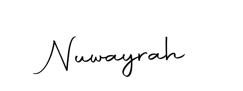 You can use this online signature creator to create a handwritten signature for the name Nuwayrah. This is the best online autograph maker. Nuwayrah signature style 10 images and pictures png