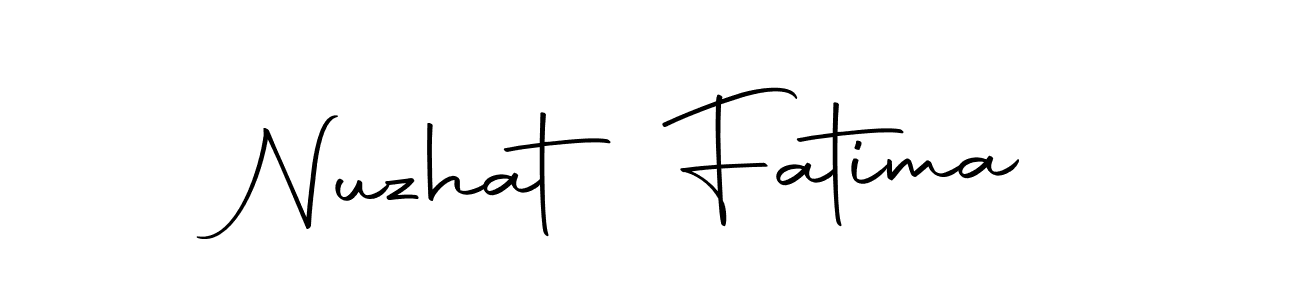 The best way (Autography-DOLnW) to make a short signature is to pick only two or three words in your name. The name Nuzhat Fatima include a total of six letters. For converting this name. Nuzhat Fatima signature style 10 images and pictures png