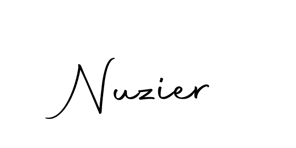 Make a short Nuzier signature style. Manage your documents anywhere anytime using Autography-DOLnW. Create and add eSignatures, submit forms, share and send files easily. Nuzier signature style 10 images and pictures png
