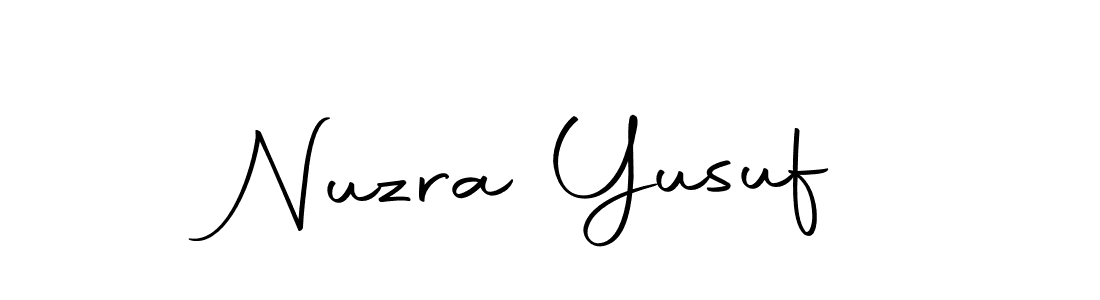 Make a beautiful signature design for name Nuzra Yusuf. Use this online signature maker to create a handwritten signature for free. Nuzra Yusuf signature style 10 images and pictures png