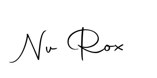 How to make Nv Rox signature? Autography-DOLnW is a professional autograph style. Create handwritten signature for Nv Rox name. Nv Rox signature style 10 images and pictures png