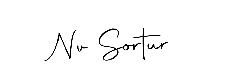 Here are the top 10 professional signature styles for the name Nv Sortur. These are the best autograph styles you can use for your name. Nv Sortur signature style 10 images and pictures png