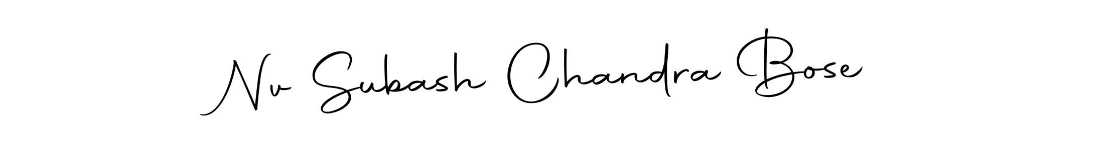 Once you've used our free online signature maker to create your best signature Autography-DOLnW style, it's time to enjoy all of the benefits that Nv Subash Chandra Bose name signing documents. Nv Subash Chandra Bose signature style 10 images and pictures png