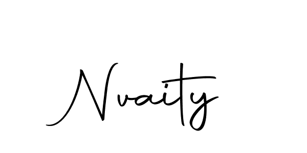 Nvaity stylish signature style. Best Handwritten Sign (Autography-DOLnW) for my name. Handwritten Signature Collection Ideas for my name Nvaity. Nvaity signature style 10 images and pictures png