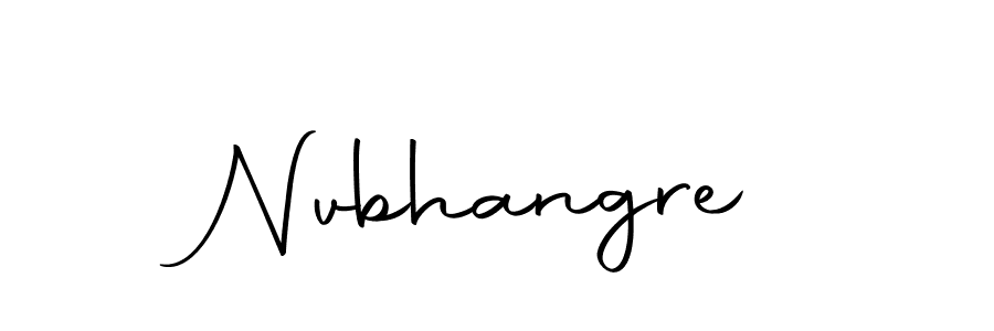 Create a beautiful signature design for name Nvbhangre. With this signature (Autography-DOLnW) fonts, you can make a handwritten signature for free. Nvbhangre signature style 10 images and pictures png