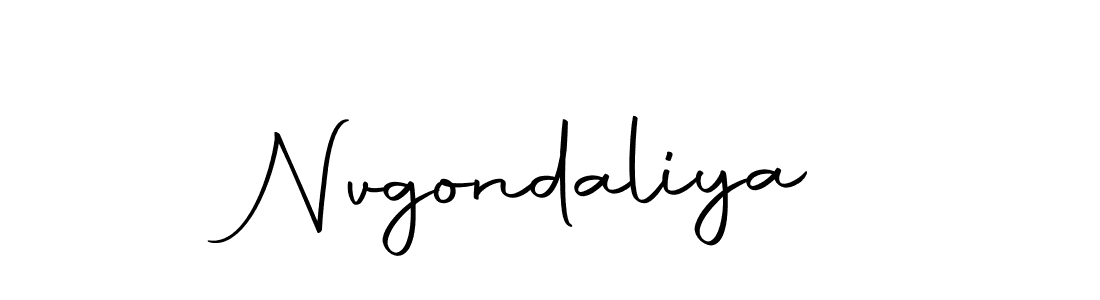 Create a beautiful signature design for name Nvgondaliya. With this signature (Autography-DOLnW) fonts, you can make a handwritten signature for free. Nvgondaliya signature style 10 images and pictures png