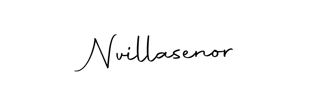 Make a beautiful signature design for name Nvillasenor. With this signature (Autography-DOLnW) style, you can create a handwritten signature for free. Nvillasenor signature style 10 images and pictures png