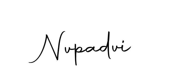 Similarly Autography-DOLnW is the best handwritten signature design. Signature creator online .You can use it as an online autograph creator for name Nvpadvi. Nvpadvi signature style 10 images and pictures png