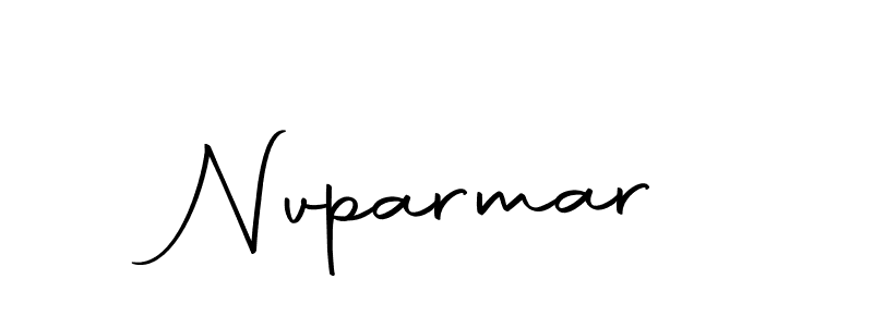 Use a signature maker to create a handwritten signature online. With this signature software, you can design (Autography-DOLnW) your own signature for name Nvparmar. Nvparmar signature style 10 images and pictures png