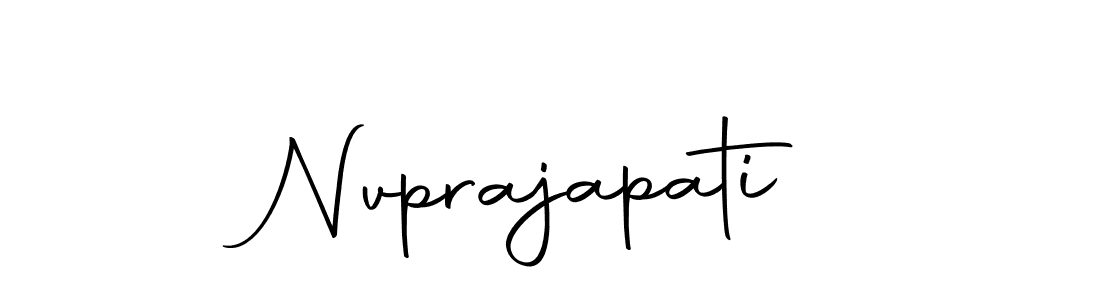 How to make Nvprajapati name signature. Use Autography-DOLnW style for creating short signs online. This is the latest handwritten sign. Nvprajapati signature style 10 images and pictures png