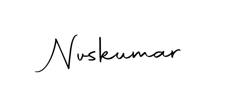 How to make Nvskumar name signature. Use Autography-DOLnW style for creating short signs online. This is the latest handwritten sign. Nvskumar signature style 10 images and pictures png