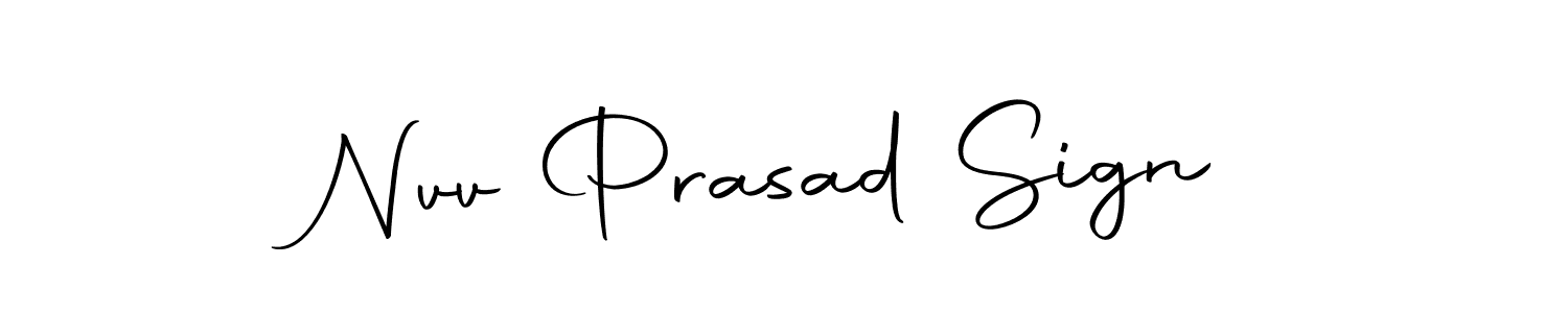 Make a beautiful signature design for name Nvv Prasad Sign. With this signature (Autography-DOLnW) style, you can create a handwritten signature for free. Nvv Prasad Sign signature style 10 images and pictures png