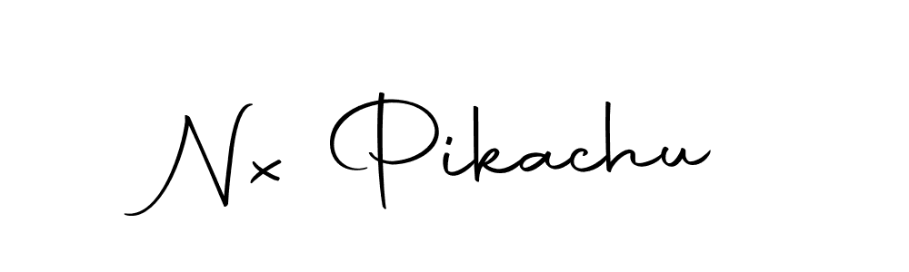 Make a beautiful signature design for name Nx Pikachu. With this signature (Autography-DOLnW) style, you can create a handwritten signature for free. Nx Pikachu signature style 10 images and pictures png