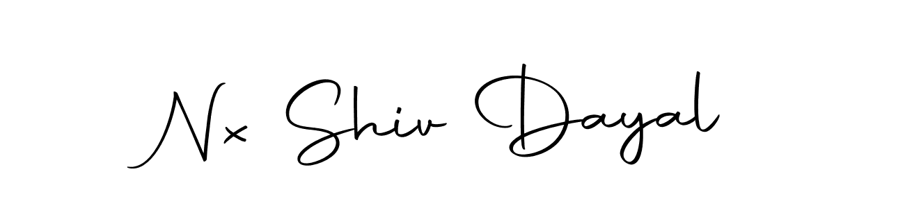 Make a beautiful signature design for name Nx Shiv Dayal. With this signature (Autography-DOLnW) style, you can create a handwritten signature for free. Nx Shiv Dayal signature style 10 images and pictures png