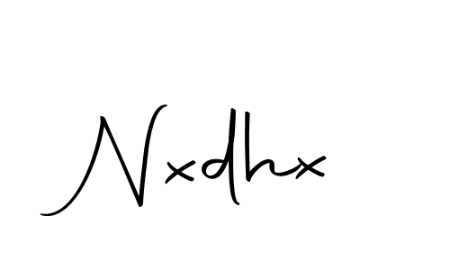 Make a beautiful signature design for name Nxdhx. With this signature (Autography-DOLnW) style, you can create a handwritten signature for free. Nxdhx signature style 10 images and pictures png