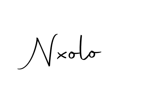 Create a beautiful signature design for name Nxolo. With this signature (Autography-DOLnW) fonts, you can make a handwritten signature for free. Nxolo signature style 10 images and pictures png