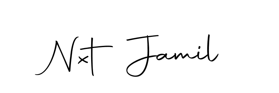 Make a short Nxt Jamil signature style. Manage your documents anywhere anytime using Autography-DOLnW. Create and add eSignatures, submit forms, share and send files easily. Nxt Jamil signature style 10 images and pictures png