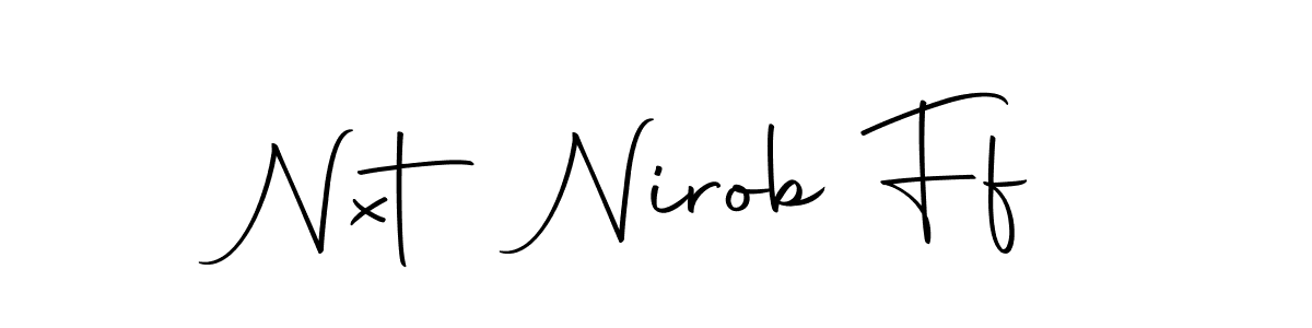 Make a beautiful signature design for name Nxt Nirob Ff. Use this online signature maker to create a handwritten signature for free. Nxt Nirob Ff signature style 10 images and pictures png