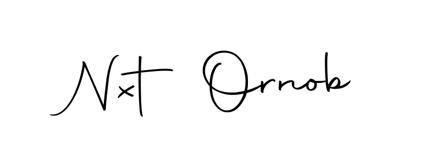 Nxt Ornob stylish signature style. Best Handwritten Sign (Autography-DOLnW) for my name. Handwritten Signature Collection Ideas for my name Nxt Ornob. Nxt Ornob signature style 10 images and pictures png