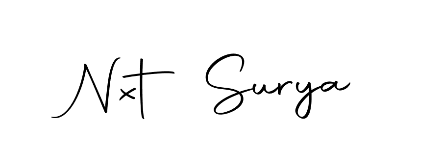 Nxt Surya stylish signature style. Best Handwritten Sign (Autography-DOLnW) for my name. Handwritten Signature Collection Ideas for my name Nxt Surya. Nxt Surya signature style 10 images and pictures png