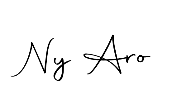 This is the best signature style for the Ny Aro name. Also you like these signature font (Autography-DOLnW). Mix name signature. Ny Aro signature style 10 images and pictures png