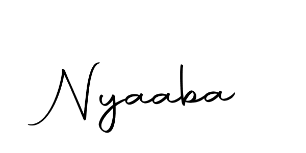 Create a beautiful signature design for name Nyaaba. With this signature (Autography-DOLnW) fonts, you can make a handwritten signature for free. Nyaaba signature style 10 images and pictures png