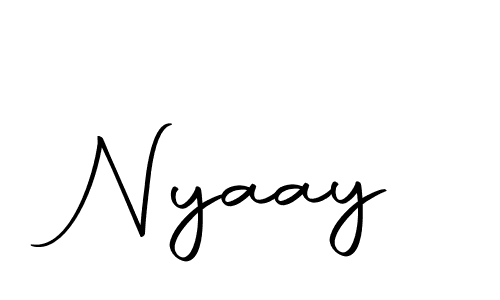 The best way (Autography-DOLnW) to make a short signature is to pick only two or three words in your name. The name Nyaay include a total of six letters. For converting this name. Nyaay signature style 10 images and pictures png