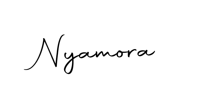 Also we have Nyamora name is the best signature style. Create professional handwritten signature collection using Autography-DOLnW autograph style. Nyamora signature style 10 images and pictures png