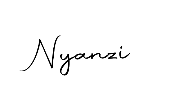 Use a signature maker to create a handwritten signature online. With this signature software, you can design (Autography-DOLnW) your own signature for name Nyanzi. Nyanzi signature style 10 images and pictures png