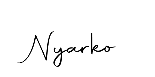 Also we have Nyarko name is the best signature style. Create professional handwritten signature collection using Autography-DOLnW autograph style. Nyarko signature style 10 images and pictures png