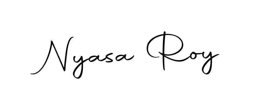 Make a beautiful signature design for name Nyasa Roy. Use this online signature maker to create a handwritten signature for free. Nyasa Roy signature style 10 images and pictures png